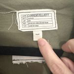 Current/Elliott CURRENT ELLIOT Womens Size 1 The Leisure Zip Vest Gilet Military Green Utility Photo 3