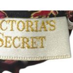 Victoria's Secret Vtg Victoria’s Secret Sleep Gown Small Peekaboo Black Red Rose Floral Lingerie Photo 9