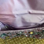 ZARA Viral Made in India Handcrafted beaded sequin butterfly clutch bag w chain Photo 5