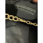 J. McLaughlin  Small Devon Purse Black & White Paisley Gold Chain Strap NWT J Photo 2