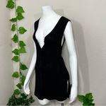 Pola Black Button Down Vest Dress Photo 10
