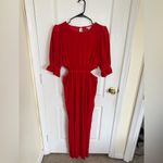 Anthropologie The Odell’s NEW Red Velvet Cutout Holiday Maxi Dress Photo 5