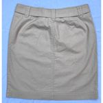 Talbots New Womens Petite Skirt Size 10 Beige Cargo Belt Cotton Blend Photo 1