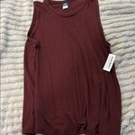 Old Navy  Women's Sleeveless Top - Burgundy NWT Photo 0