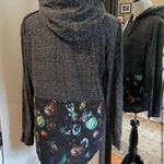 On the Byas Medium Gray Floral Hoodie Photo 4