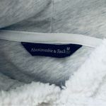Abercrombie & Fitch White Fleece Sherpa Pullover Hoodie | Size: M Photo 5