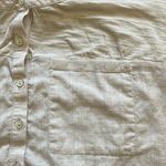 Lucky Brand  Henley Tan/Cream Shirt Pullover Blouse Size Med EUC #1818 Photo 2