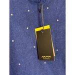 Le Superbe NWT Women's Twinkle Twinkle Star Embellished Knit Top in Blue Size M Size M Photo 4