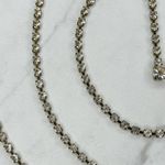 Skinny Clear Rhinestone Silver Tone Belly Body Metal Chain Link Belt OS One Size Photo 6