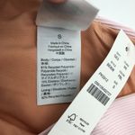 J.Crew  Womens Ribbed High-Rise Cheeky Bikini Bottoms High-Cut Leg Pink S Photo 3