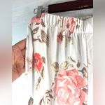 secret treasures ST L 12/14 Barbiecore Coral Pink Roses Jogger Sweatpants Pocketed Lounge Pants Photo 2
