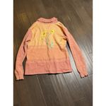 Vintage 90's Storybook Knits Sunflower Cardigan Sweater Size Medium‎ Orange Photo 2