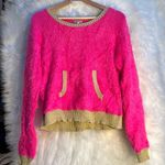 Juicy Couture  Neon Pink Fuzzy Eyelash Sweater Photo 0