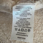 Ann Taylor faux suede trim sweater jacket beige size XL Photo 13