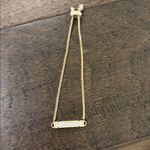 Kendra Scott  Gold Stan Adjustable Bracelet with Iridescent White Stone Photo 3