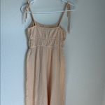Forever 21 Cream Sleeveless Jumpsuit Photo 3
