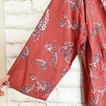 Anama USA NWT Anama Long Floral Front Tie Kimono Medium Photo 3