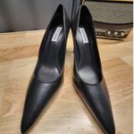 Steve Madden  Classie Stiletto Pump Heels Women's 8.5 Black Leather Pointed Toe Photo 0