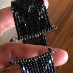 Black and Shimmer Stretch Bracelet Photo 5
