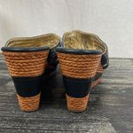 Patrizia Black & Silver Rhinestone Embellished Wedge Heel Shoes 8 41 Photo 2