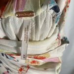 Free People Ivory Floral Island Time One Shoulder Cropped Jumpsuit Womens Medium Photo 9