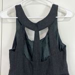 Silence + Noise  Medium Gray Wool Blend Open Back Tank Dress with Pockets Photo 9