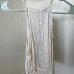 Kendall + Kylie Cream Lace Flowy Tank Photo 1