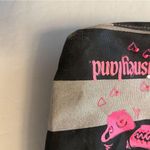 Disney Parks Disneyland Black, Gray and Neon Striped Canvas Tote Bag with Bow Photo 8