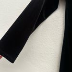 All Saints Velvet Black Off-Shoulder Dress Photo 4