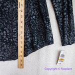 JM Collection New!  animal print turtle neck long sleeve T shirt, size‎ S Photo 6