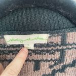 Urban Outfitters Staring at Stars Angora Rabbit Hair Green Patterned Cardigan Photo 4