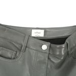 Wilfred Aritzia  Melina High Waisted Vegan Leather Gray Pants 2 Photo 4