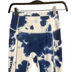 1st Phorm Venture Blue White Tie Dye Pocket Leggings Size Medium Photo 4