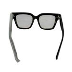 Zeelool Square Black Gold Accent Eyeglass Frame & Case JGX799757 Photo 4