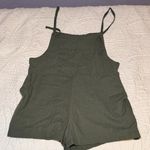 Altar'd State Jane Olive Green Shortalls Photo 1