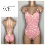 Anthropologie New. WET L.A. rose stars swimsuit. Small. Retails $188 Photo 1