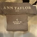 Ann Taylor  Chic Black and White Floral A-Line Skirt Photo 1