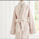 Pottery Barn  Teddy Bear Robe Womens Pale Pink Size S Photo 1
