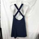 Outdoor Voices Small Exercise Dress Navy Blue Cross Back Halter Athletic 1346 Photo 4