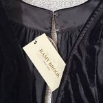Ramy Brook NWT  Black Velvet Gerry Ruched Waist Mini Dress Sz Small Photo 8