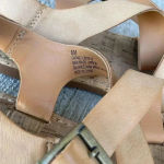 Kork-Ease Korks Tan Beige Neutal Strappy Flat Sandals Size 8 Buckle Photo 2