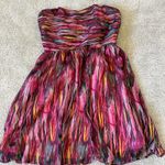 JACK  Strapless Dress Multicolor Photo 0