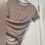 UGG Koolaburra Size XSP Mauve Heather Soft Sleeve Crew Neck Stretchy Tee Shirt Purple Photo 3