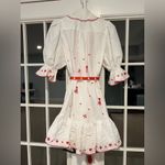 Alemais HEARTS EMBROIDERED MINI DRESS Red Size 2 Photo 13