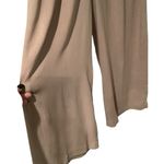 One the land Linen 4 Button Up Palazzo Wide-Leg Ankle Pants Photo 9