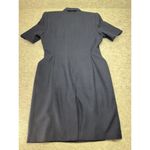 Atrium Collection Dress Womens 10 Navy Blue Double Breasted Blazer Pockets Lined Photo 5