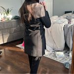 Ann Taylor  Black Dress Coat W/Shawl Lapels Photo 2