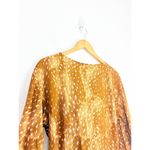 Stillwater  Don't Look Back Mini Dress Medium Animal Print Long Sleeve Aline Photo 5