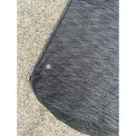 Lululemon 105 F Singlet Tank Top Size 4 Gray Racerback Scallop Trim Gym Workout Photo 4