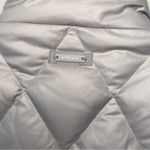 Athleta  Responsible Down Gray Jacket Pebble Puffer Quilted Coat Size Small Photo 8